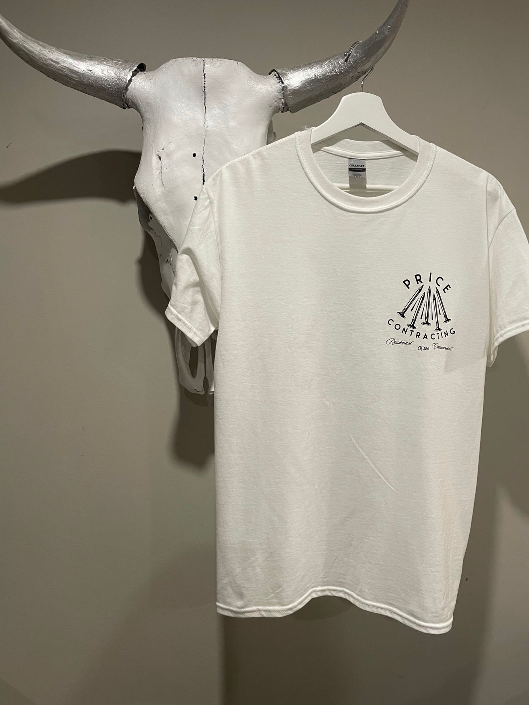 Logo Tee White